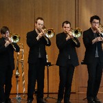 Recital Photo of Maniacal 4 trombone quartet